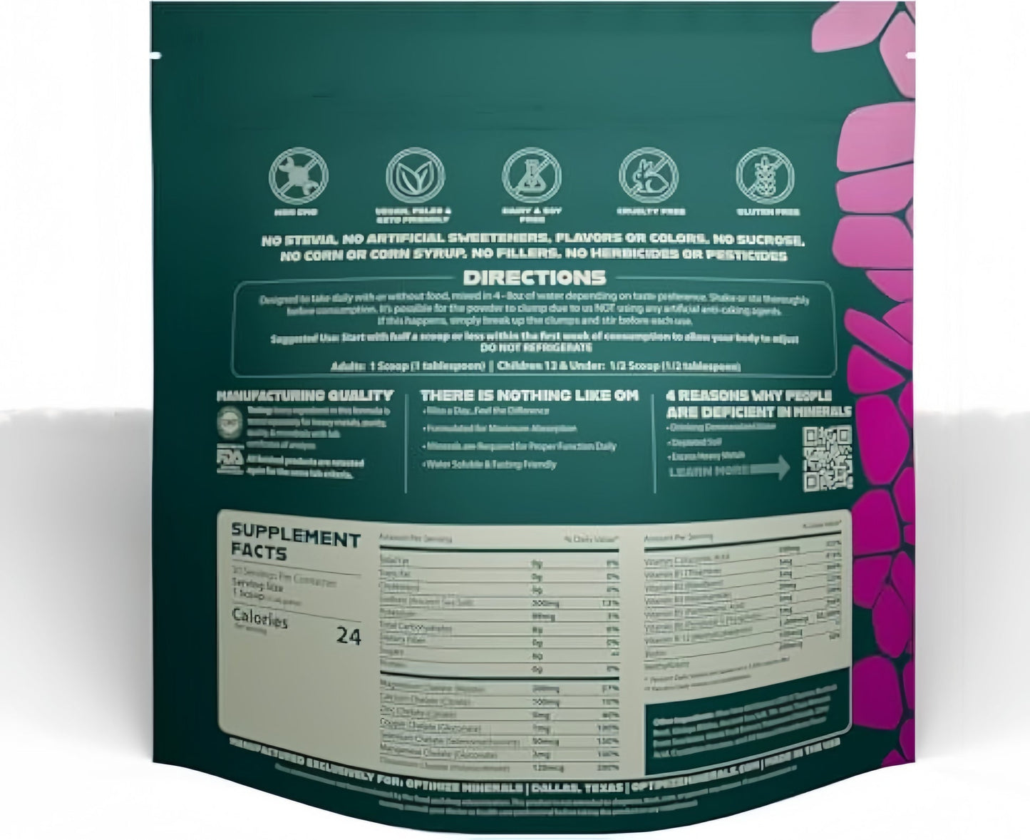 Optimize Minerals Multi Mineral Daily Formula – Magnesium, Electrolytes & Trace Mineral Supplement Powder – Gluten Free Vitamins Drink – Mixed Berry, 30 Servings