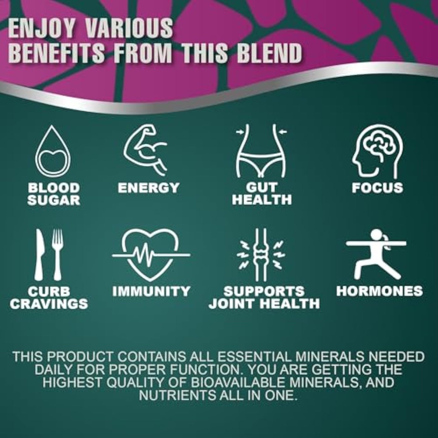 Optimize Minerals Multi Mineral Daily Formula – Magnesium, Electrolytes & Trace Mineral Supplement Powder – Gluten Free Vitamins Drink – Mixed Berry, 30 Servings